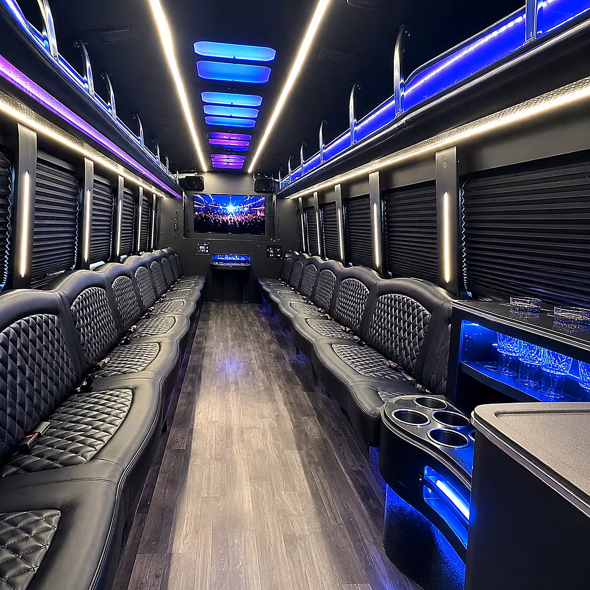 petaluma party bus rentals inside